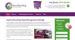 Desktop Screenshot of equinox-recycling.co.uk